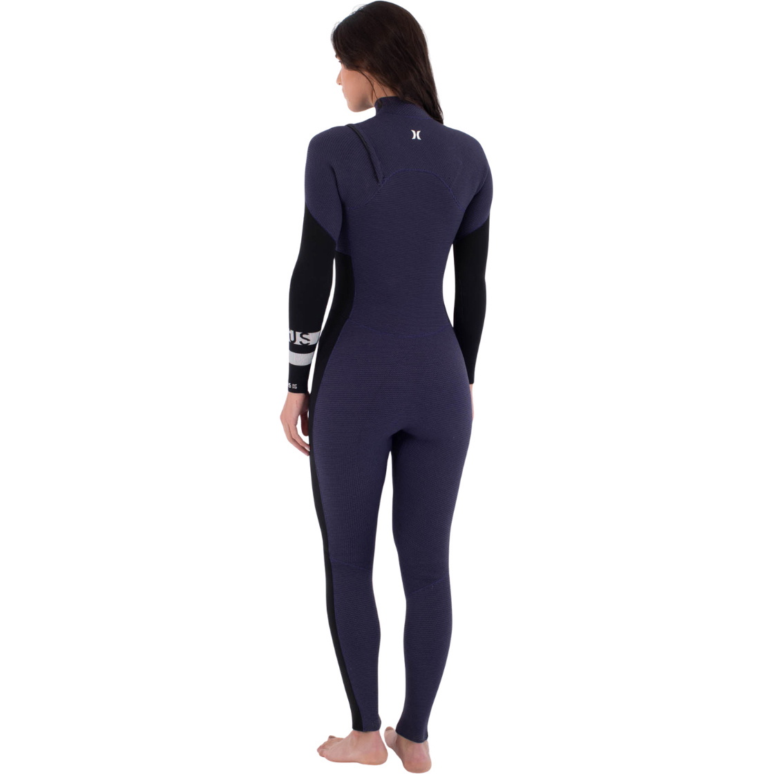 2026 Hurley Womens Plus 3/2mm Chest Zip Fato De Mergulho WFS0012302 - Vintage Iris